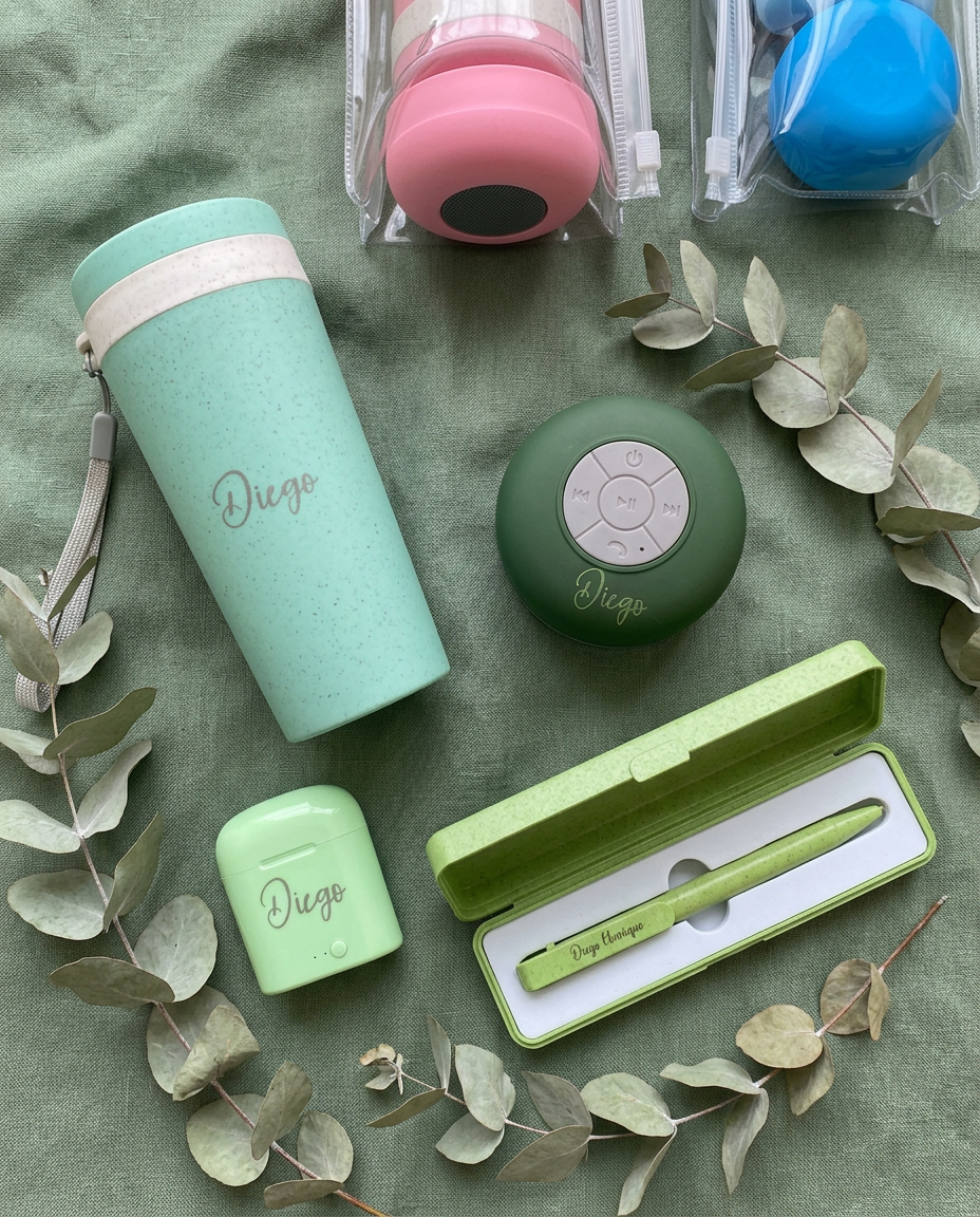 Kit Empresarial Eco — Coleção Sage